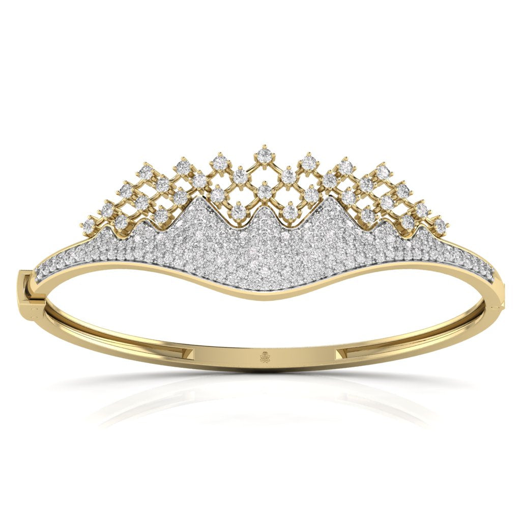 Crown Style Classic Kada Bracelet For Her