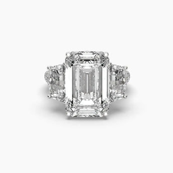Buy Emerald Shape Diamond Cocktail Ring at Ivana Jewels Best lab grown diamond jewellery brand