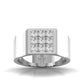 Urban Diamond Grid Ring