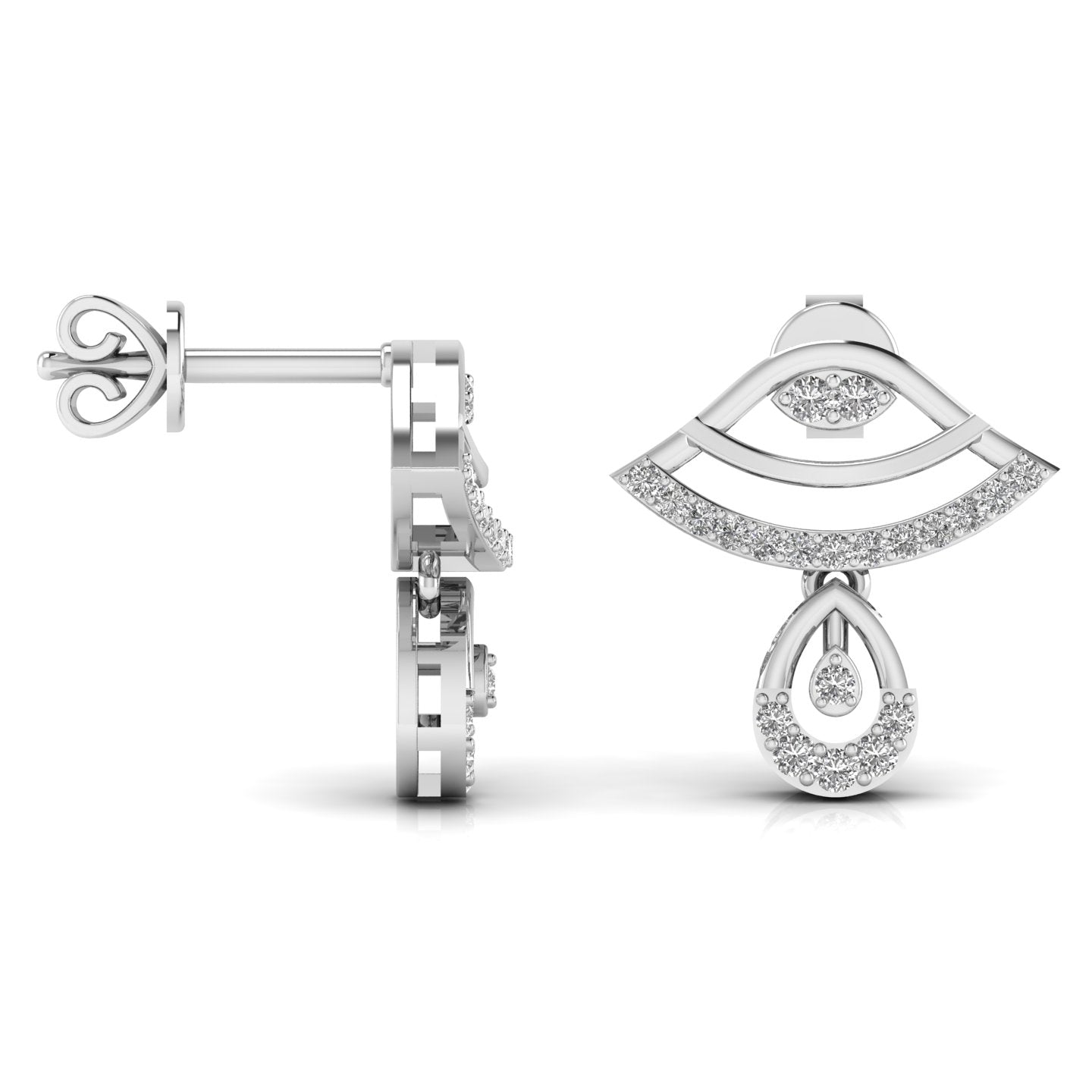 Eye Style Round Cut Women's Earring