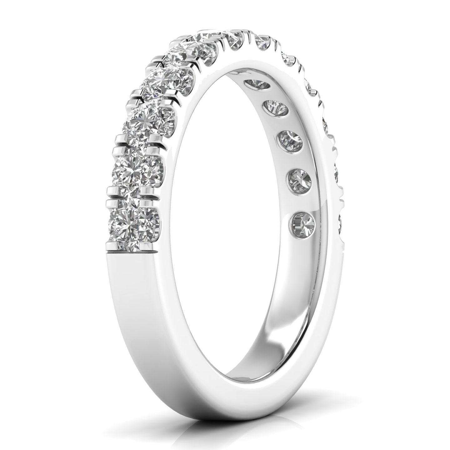 Channel Set Diamond Band Ring