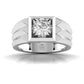 1 Carat Majestic Square Solitaire Ring