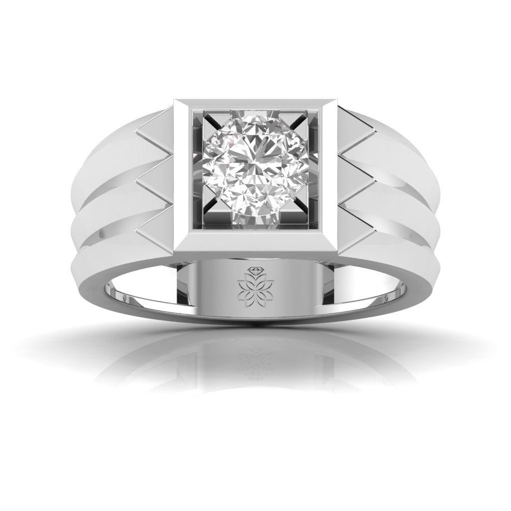 1 Carat Majestic Square Solitaire Ring