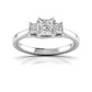 Classic Crescent Diamond Ring