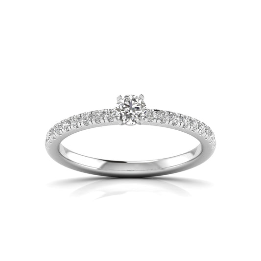 Resplendent Solitaire Ring