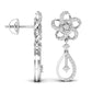 Round Cut Diamonds Dangler Earring