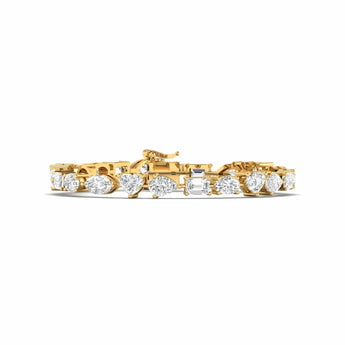 Diamond Bracelet with Various Cuts Best lab grown diamond jewellery brand