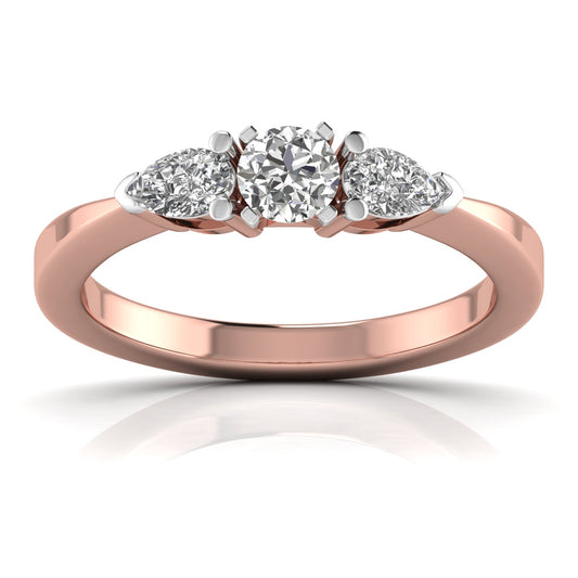 Endless Glamorous Fancy With Brilliant Cut Diamond Ring