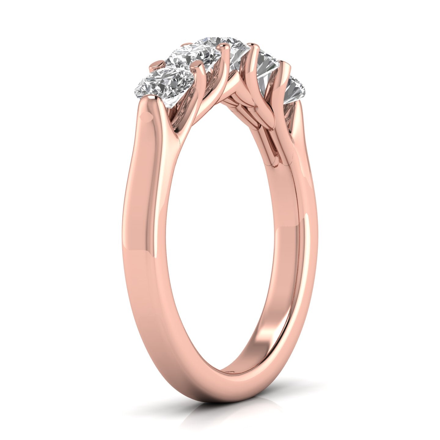 Stunning 1.1 Carat Trellis Style Band