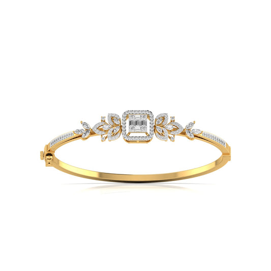 Fancy & Round Cut Diamonds Delicate Delights Bangle