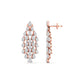 Pear Shape Diamonds Dazzling Droplets Earrings