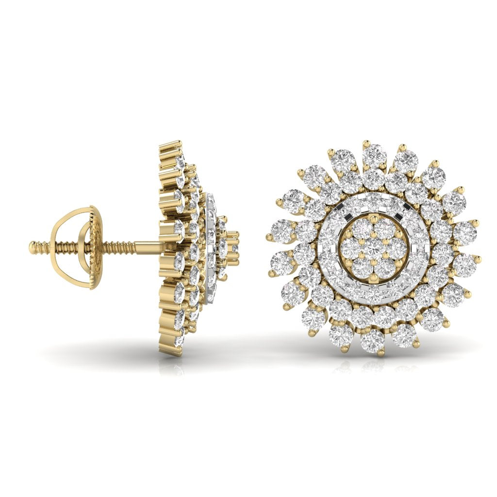 Round Diamonds Studs For Her