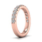 1 Carat Classic Round Cut Band Ring