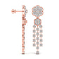 Round Cut Diamonds Dangler Earring