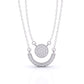 Double Strand Diamond Pendant