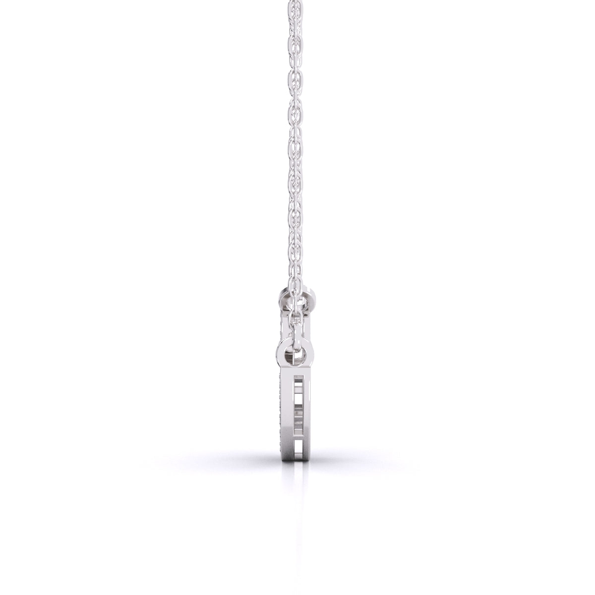 Double Strand Diamond Pendant