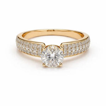 1 Carat Round Diamond Solitaire Ring