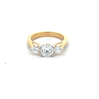 1 Carat Elegant Round Diamond  Ring