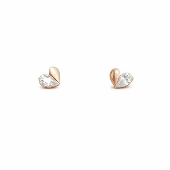 Elegant Pear Brilliant Cut Diamond Earrings
