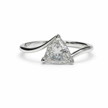 Exquisite 1.1 Carat Round Diamond Statement Ring in Rose Gold