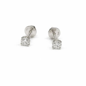 Dainty Solitaire Diamond Studs