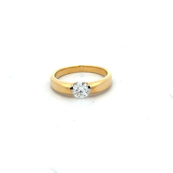 Elegant Statement Spiral Dimaond Ring 