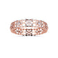 Gorgeous Design Solitaire Cushion & Round Diamond Bangle