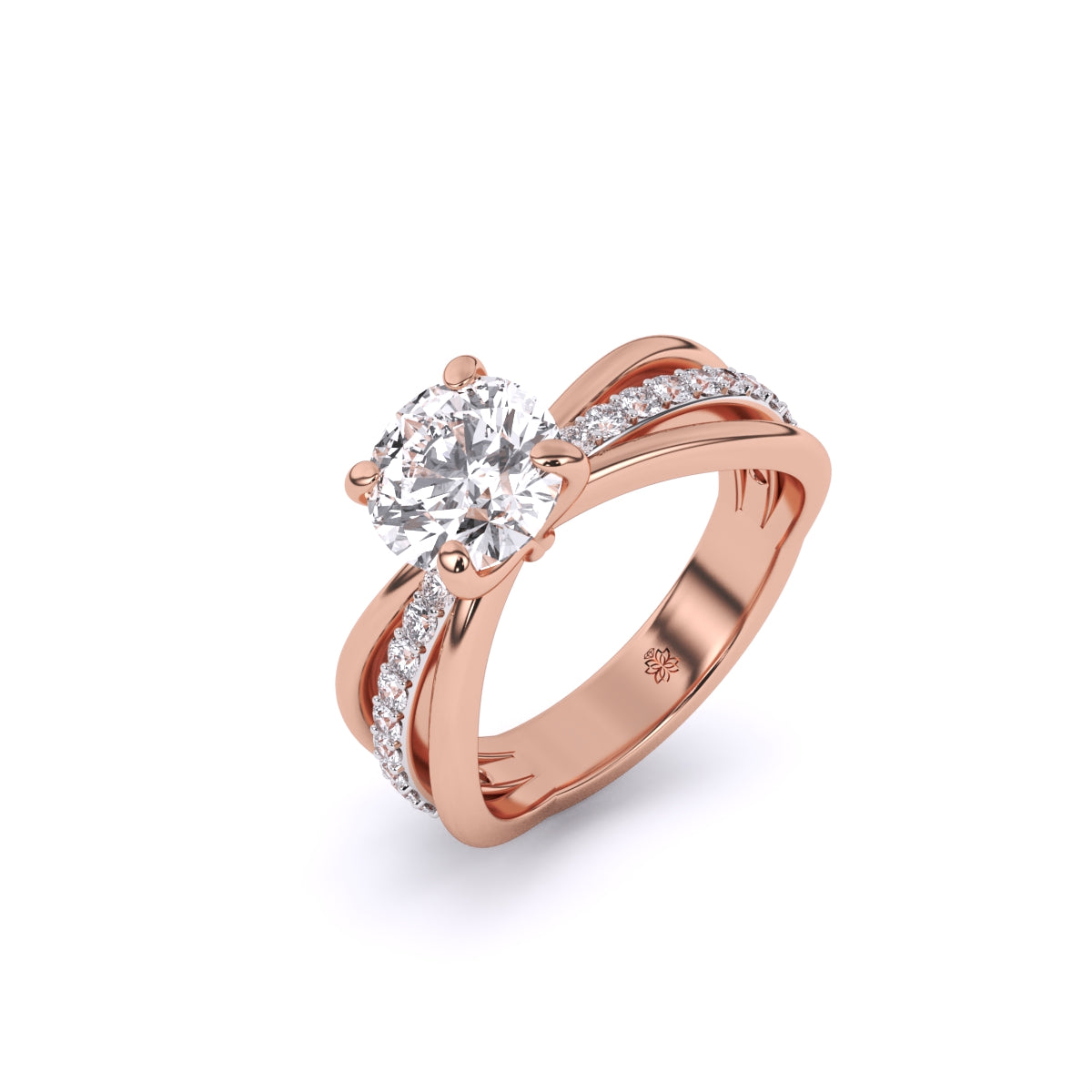 Centre Solitaire Round Diamond Ring