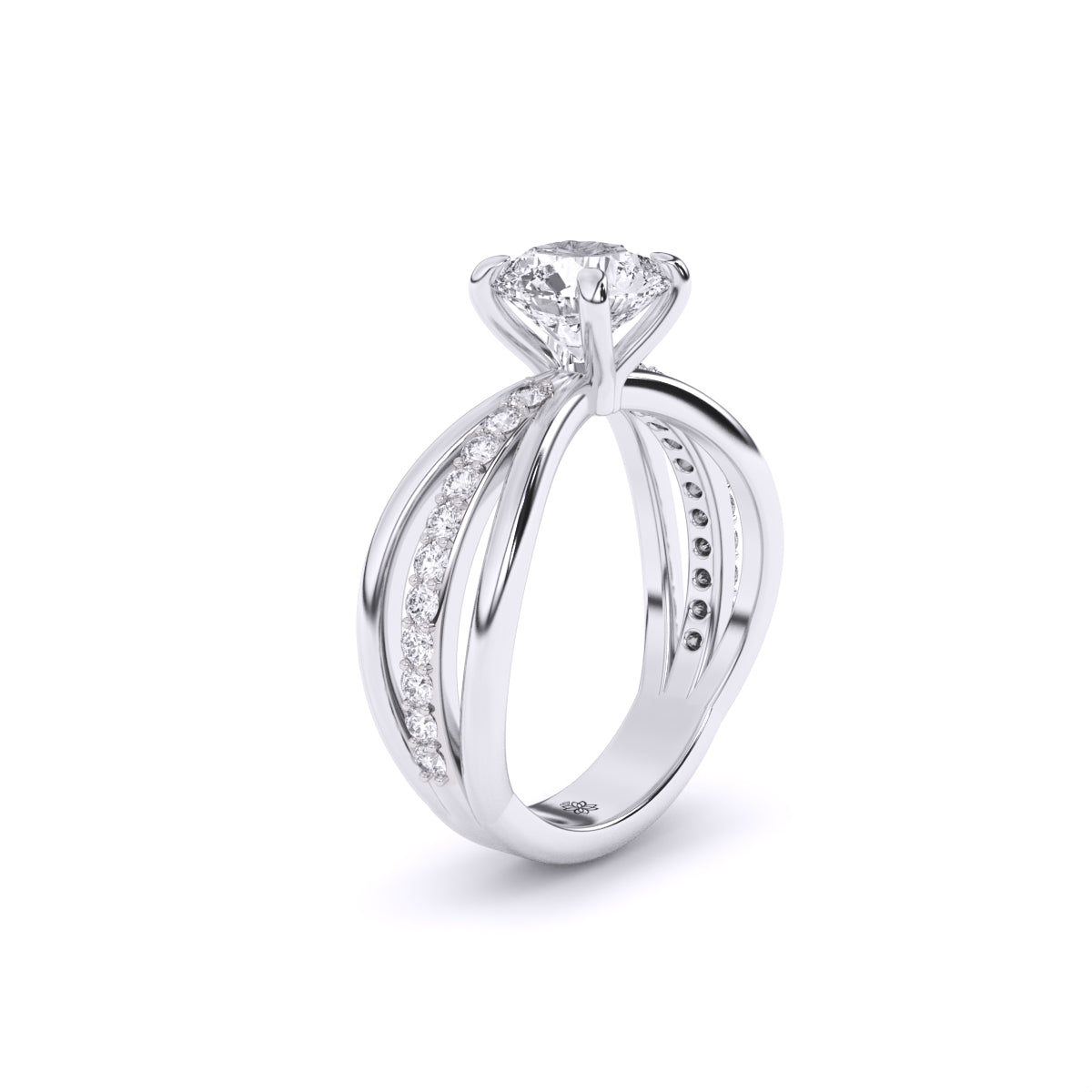 Centre Solitaire Round Diamond Ring