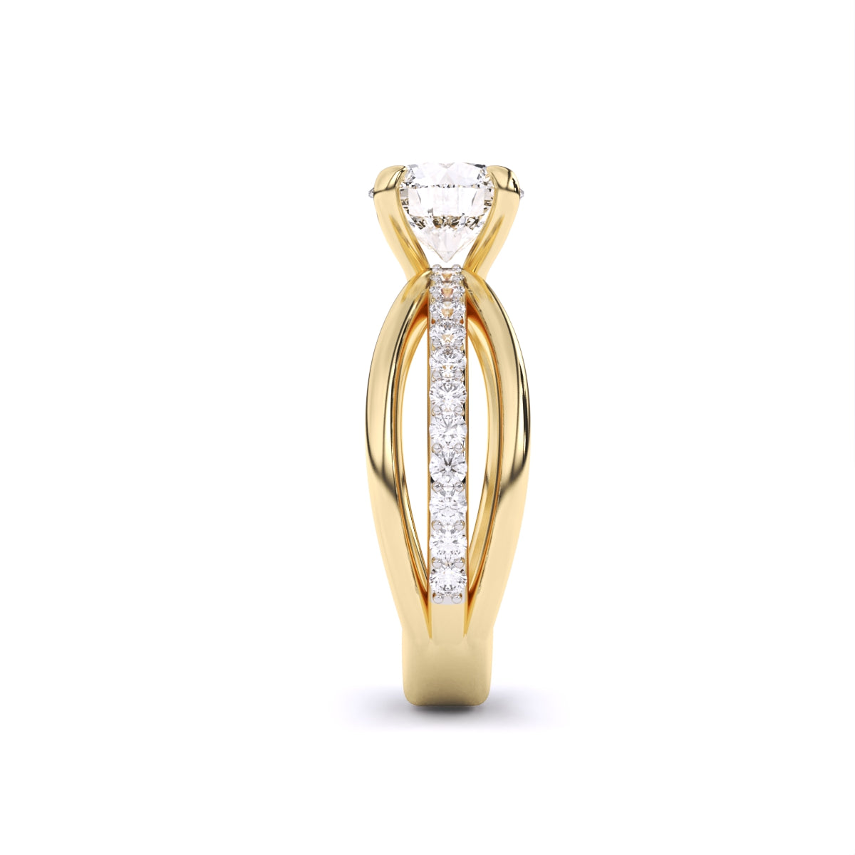 Centre Solitaire Round Diamond Ring