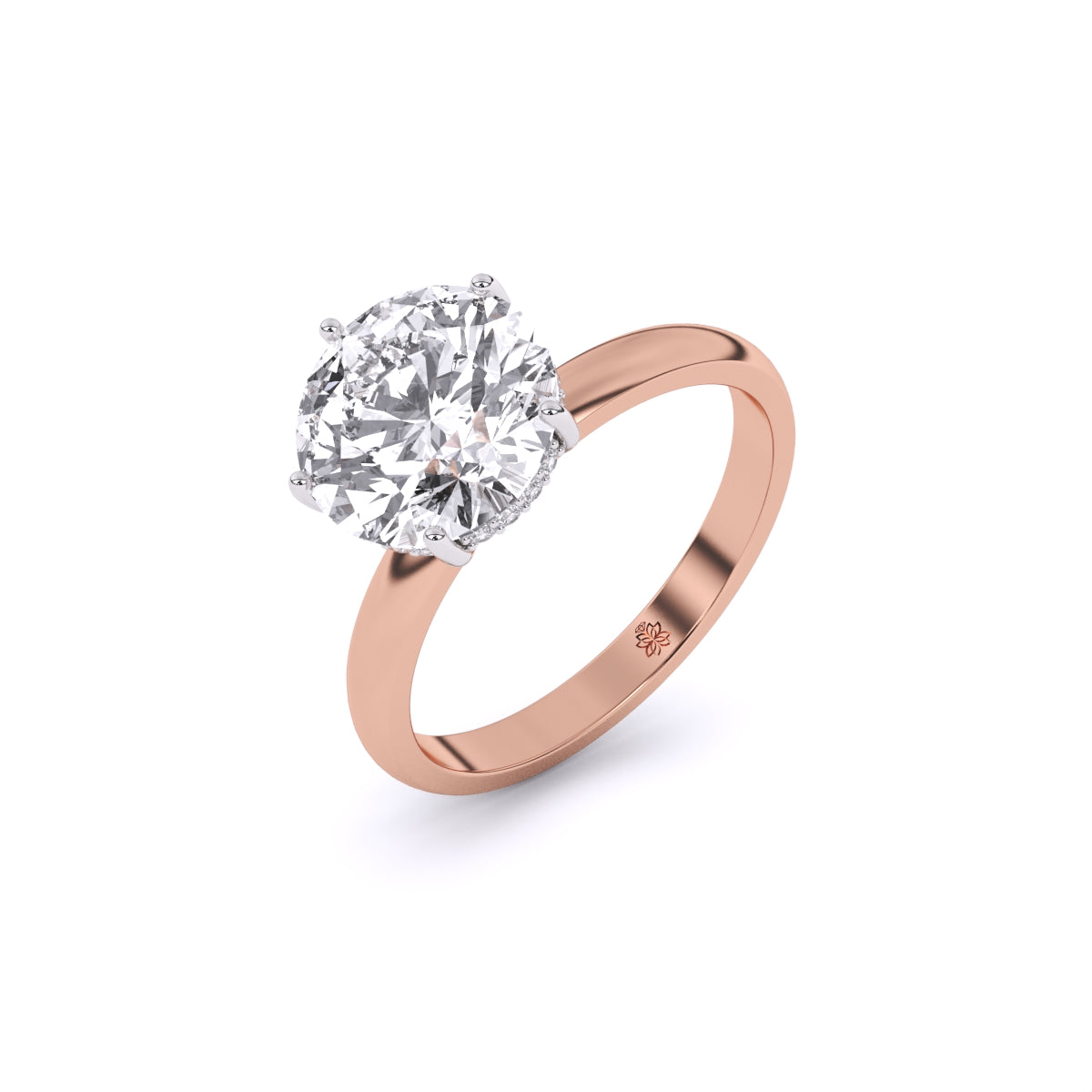 3 Carat Radiance Crown Solitaire Ring