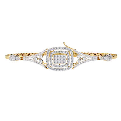 Unique Diamond Bracelet with Floral Design for Special Occasions