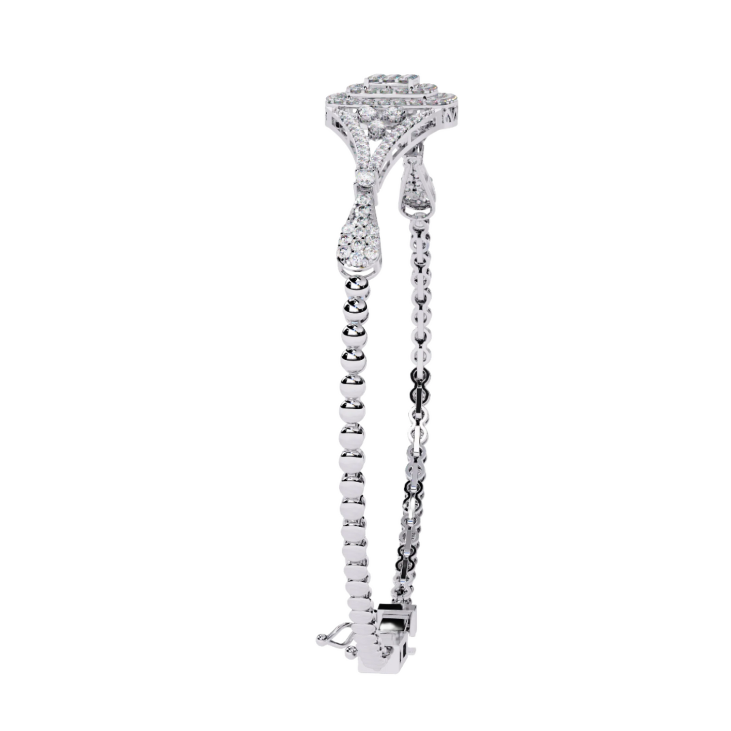 Unique Diamond Bracelet with Floral Design for Special Occasions