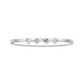 Diamond Bangle with Five Stone Design