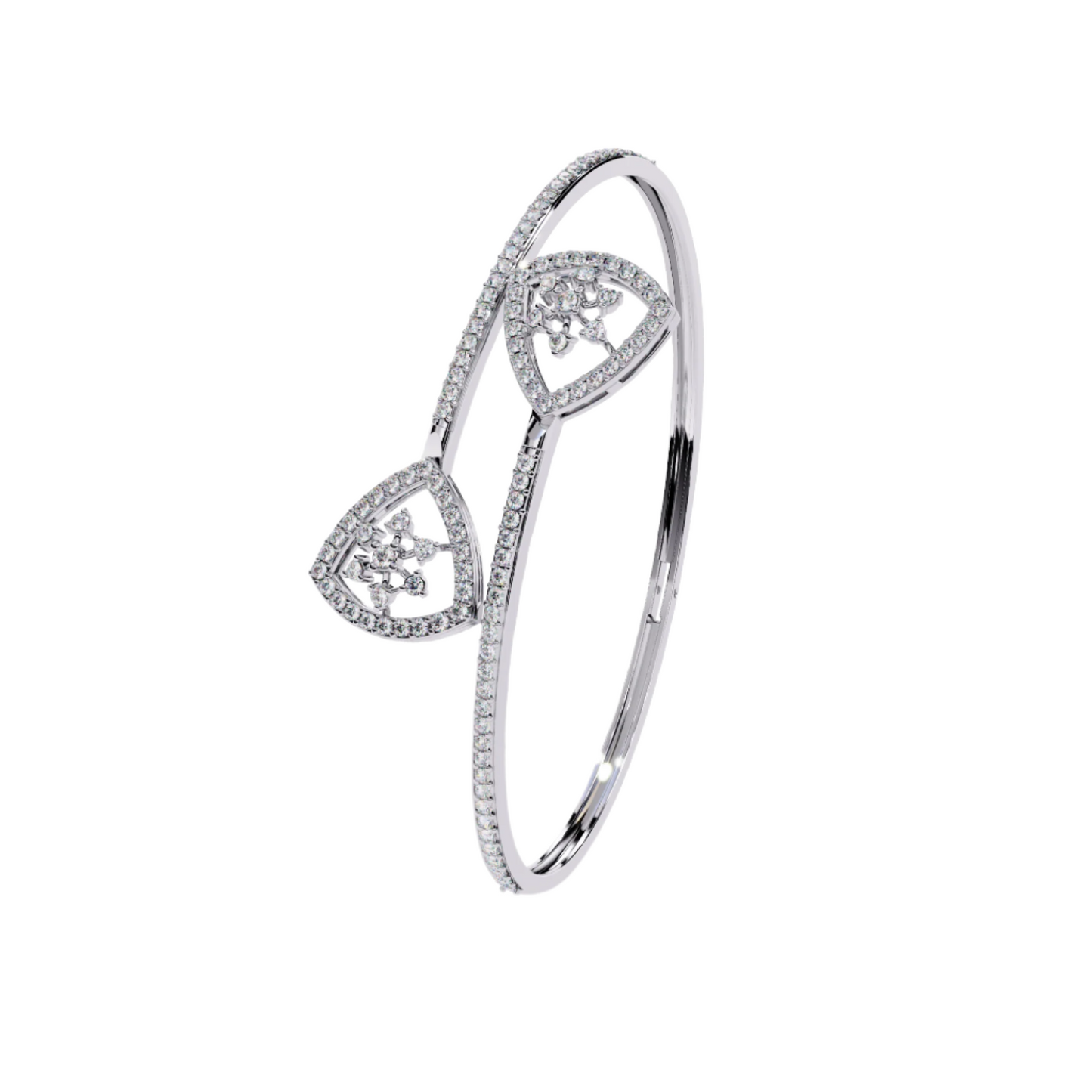 Delicate Diamond Bangle