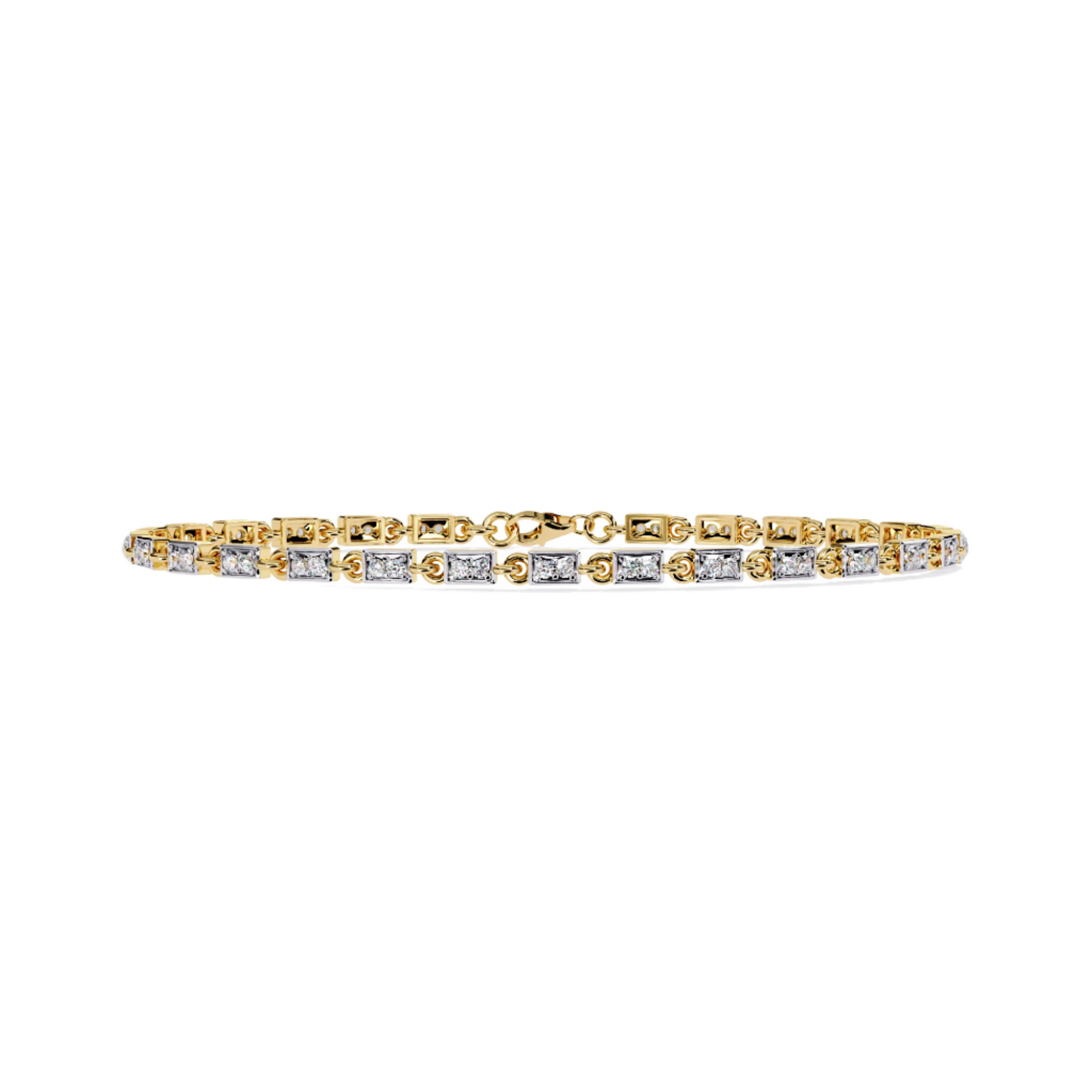 Love-Inspired Diamond Link Bracelet