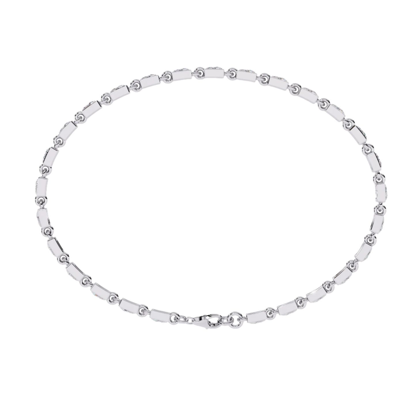 Love-Inspired Diamond Link Bracelet