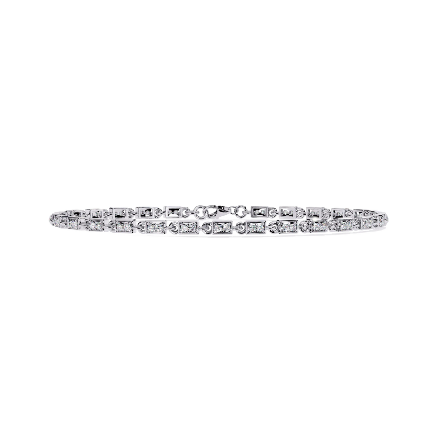 Love-Inspired Diamond Link Bracelet