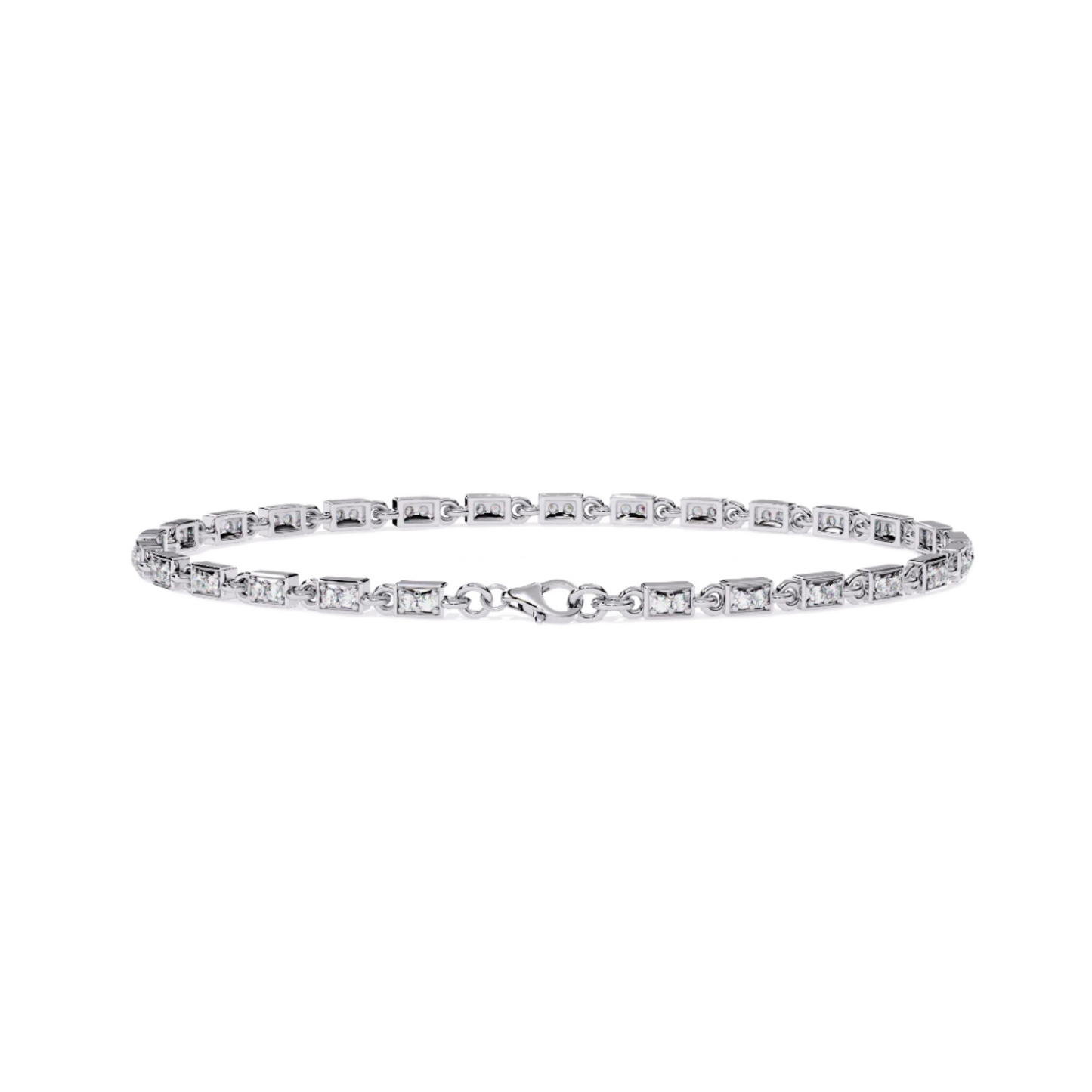 Love-Inspired Diamond Link Bracelet