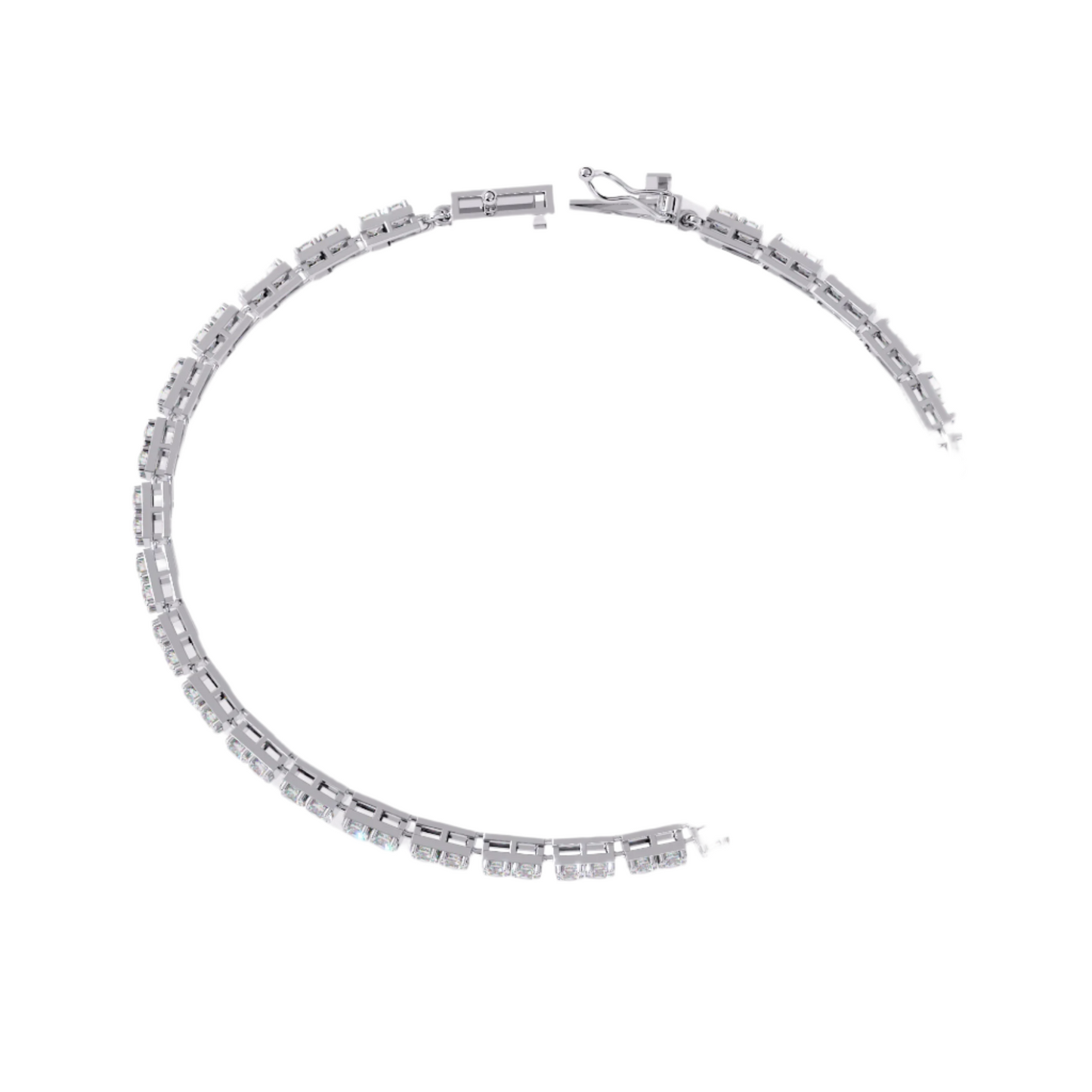 Round Diamond Tennis Bracelet