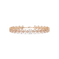 Diamond Chain Bracelet with Floral Detail