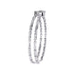 Double Row Diamond Bracelet with Chain Detail