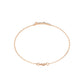 Diamond Bar Bracelet in Warm Gold