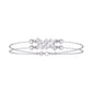 Elegant  Diamond Triangle Bracelet