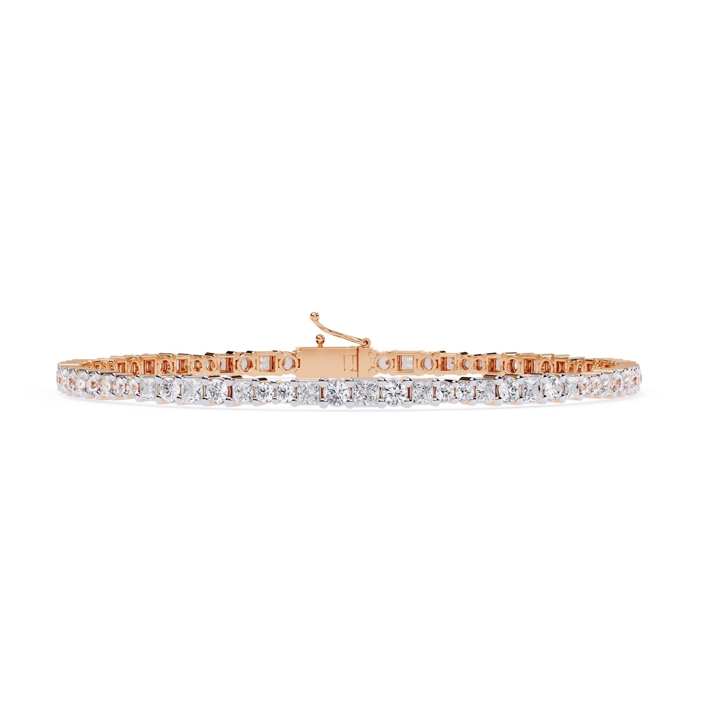 Round Brilliant Diamond Tennis Bracelet