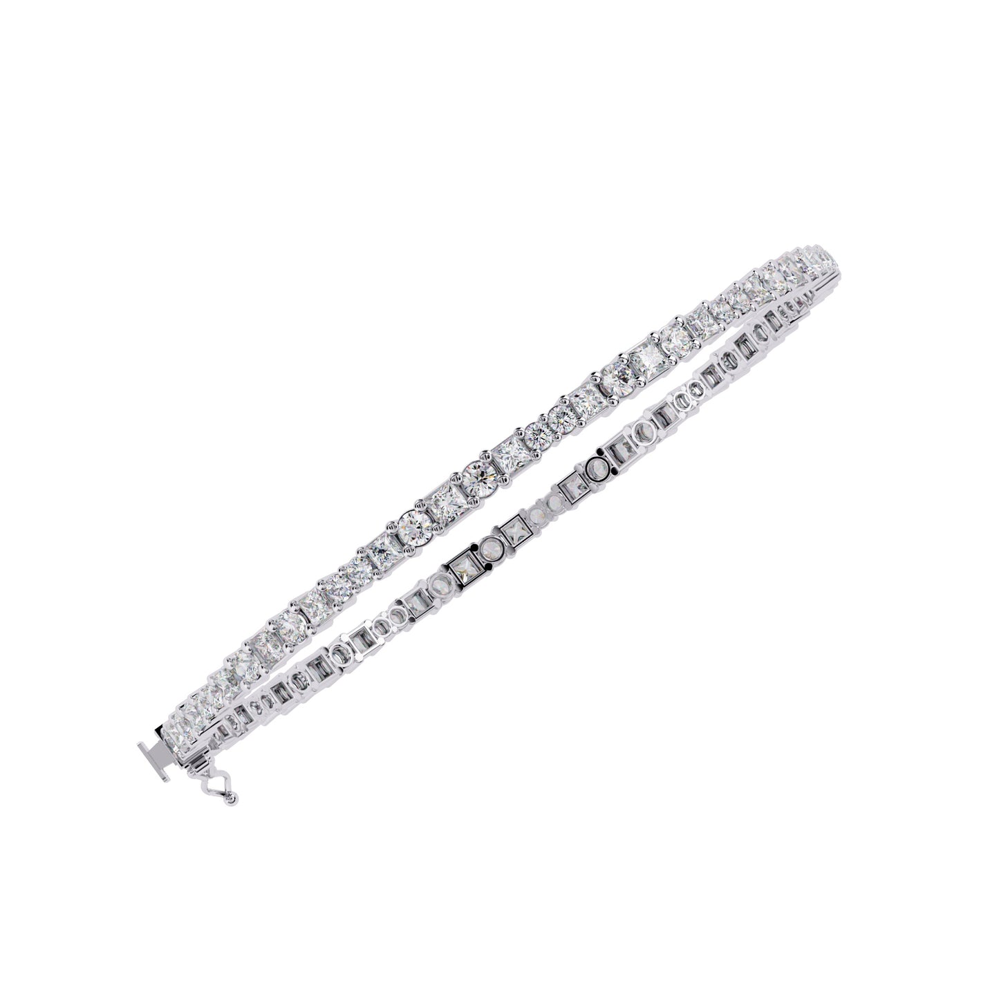 Round Brilliant Diamond Tennis Bracelet