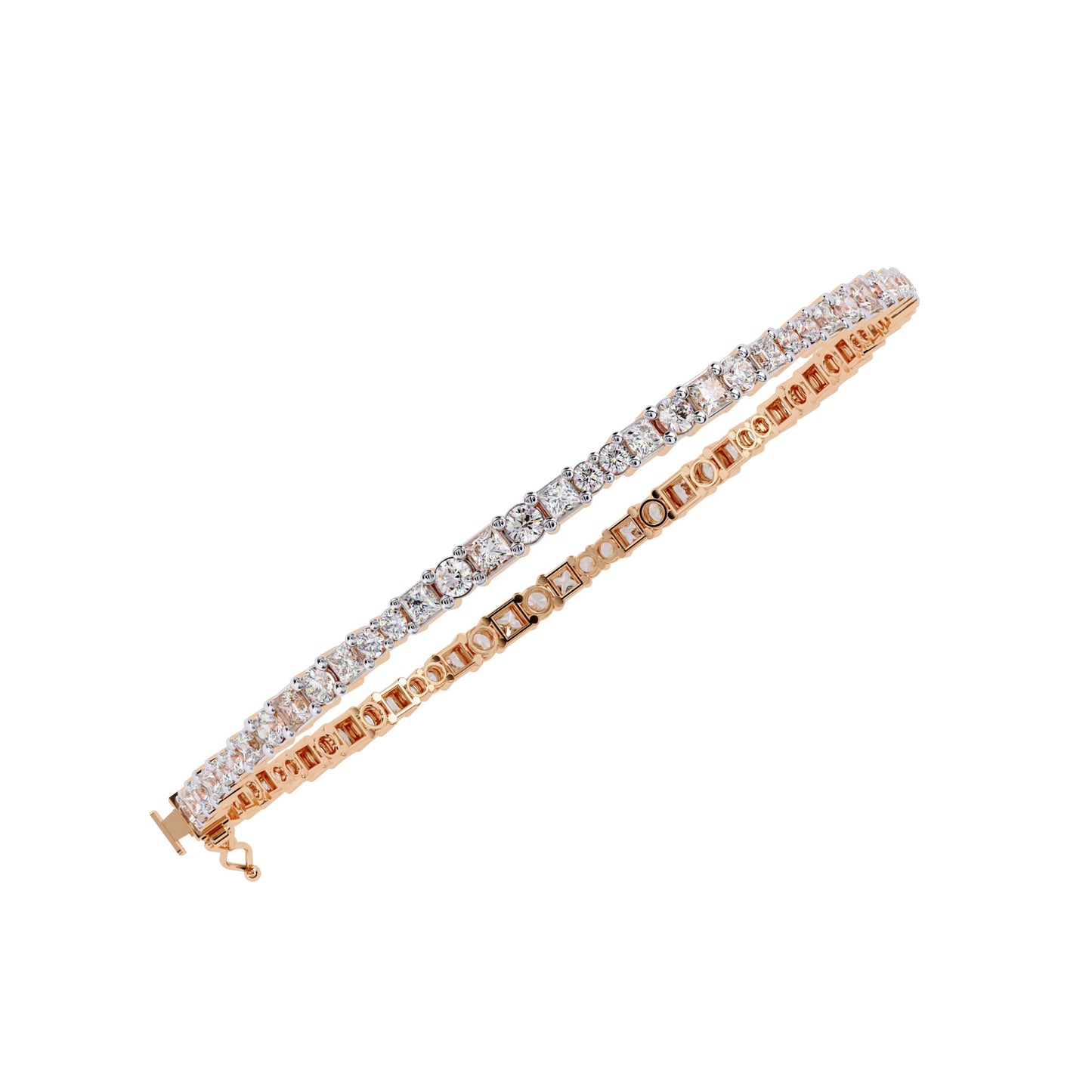 Round Brilliant Diamond Tennis Bracelet