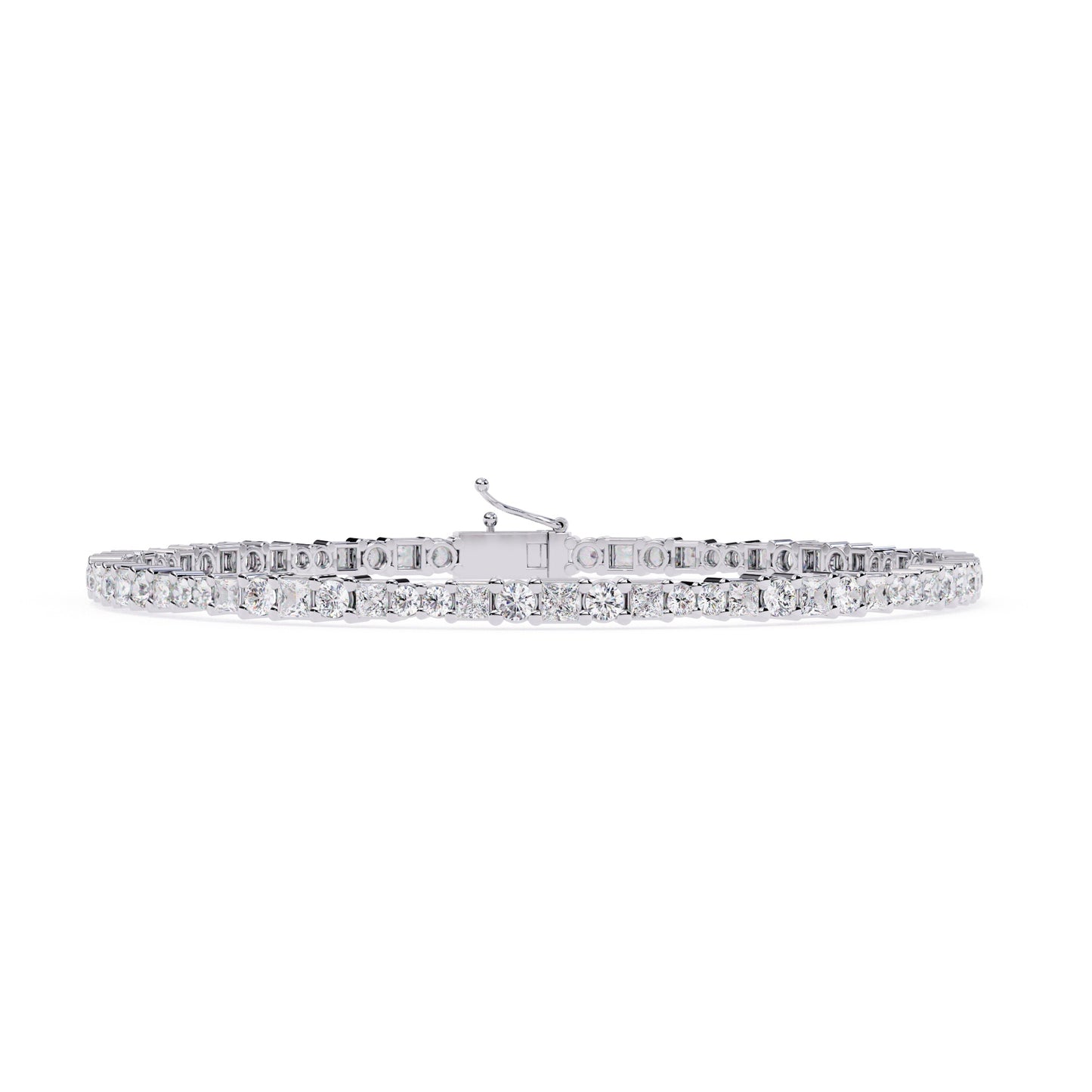 Round Brilliant Diamond Tennis Bracelet