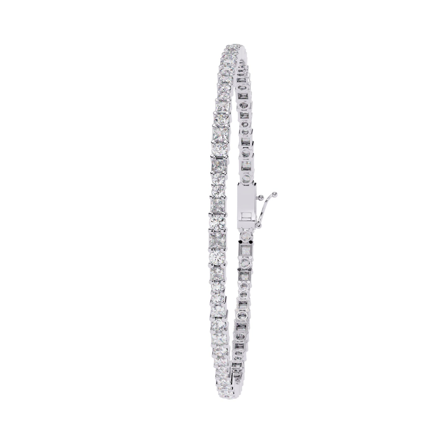 Round Brilliant Diamond Tennis Bracelet