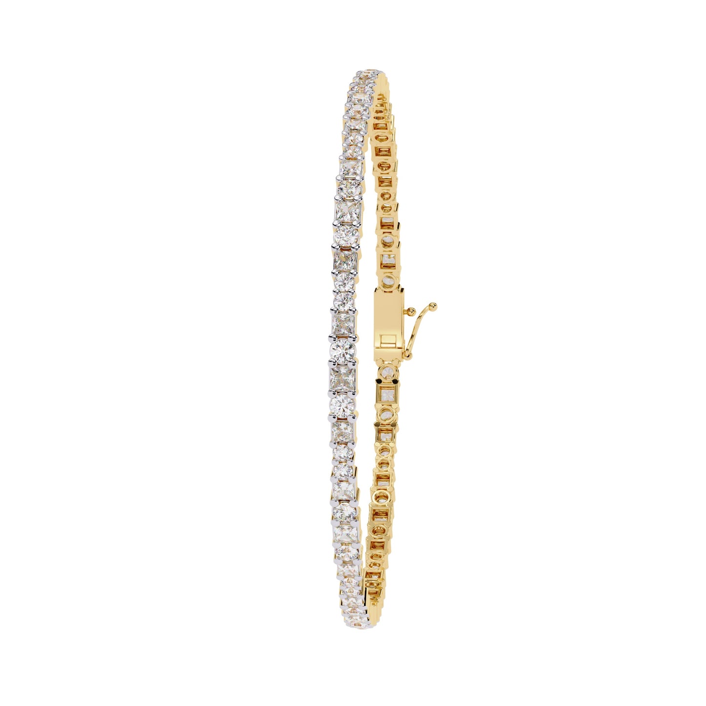 Round Brilliant Diamond Tennis Bracelet